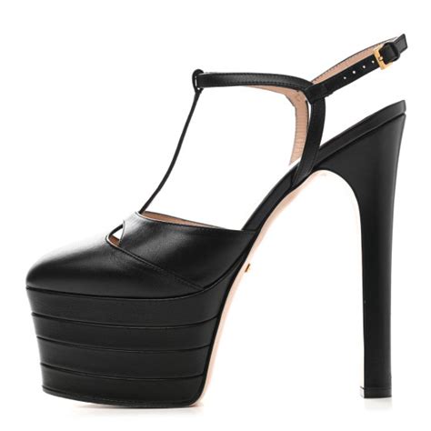 gucci malaga t strap pump.